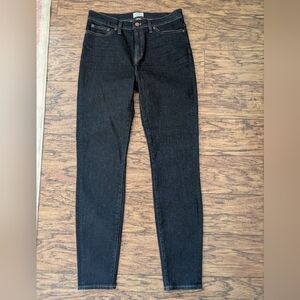 J. Crew Dark Wash Lookout High Rise‎ Skinny Jeans